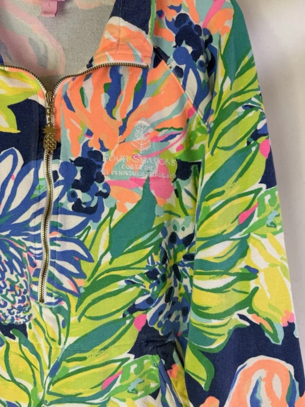 Lilly Pulitzer Skipper Popover Jacket Sweatshirt - Picture 3 of 10